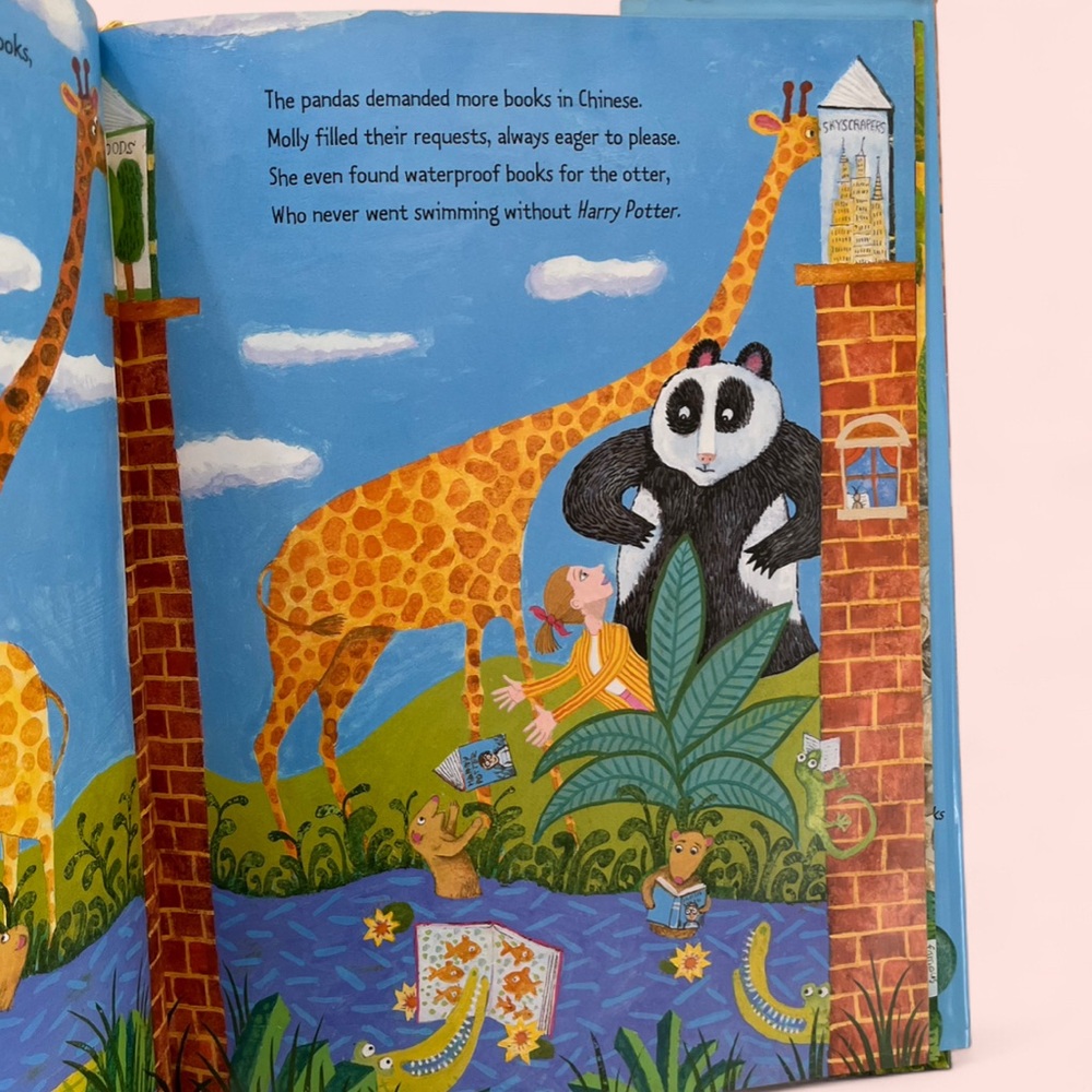 Wild About Books Judy Sierra & Marc Brown Hardcover Children’s Book Dust Jacket - Picture 5 of 6